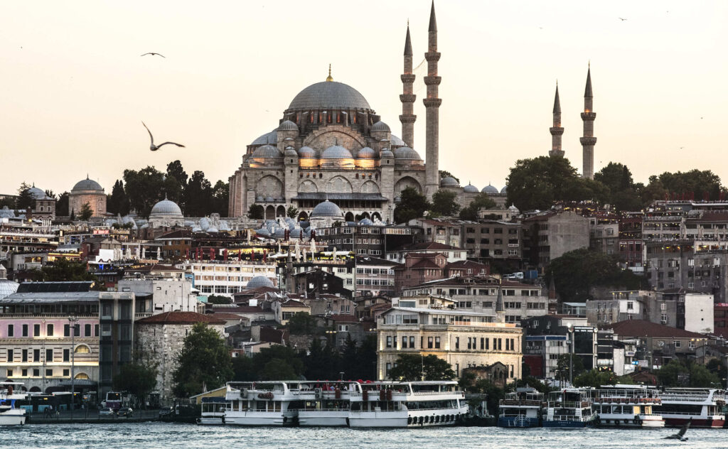 view of istanbul and mosque